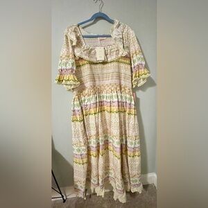 Ivy City Co Multicolor Ruffle Dress